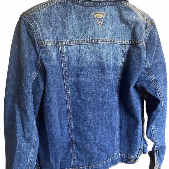 Cristina Gavioli , Denim Jacket With Cotton Sherpa.   Size 4 - Picture 3 of 5